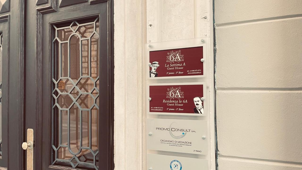 Hotel Residenza Le 6 A Trieste Esterno foto